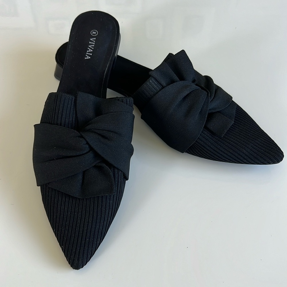 VIVAIA Yaffa Pointed-Toe bow flat